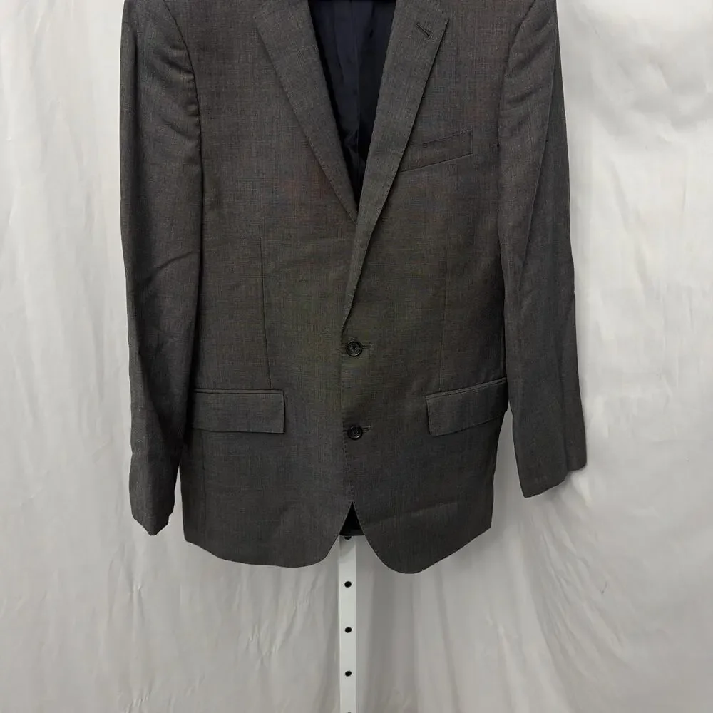 J Crew Ludlow Blazer Jacket Mens 38R Tollegno 1900 Gray Italian Wool
